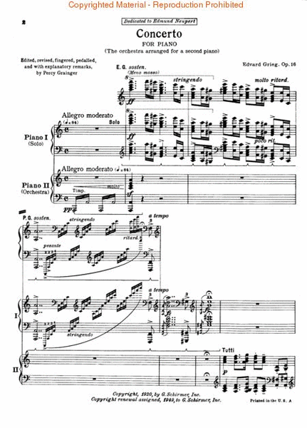 Concerto in A Minor, Op. 16