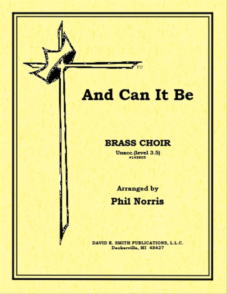 And Can It Be Brass Ensemble scores gallery preview page 1