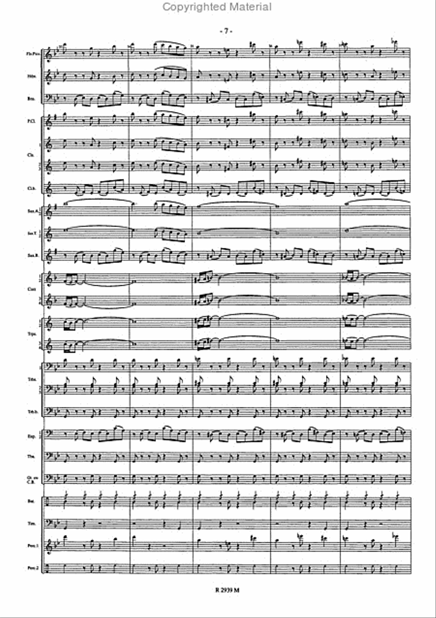 Libertango Concert Band scores gallery preview page 8