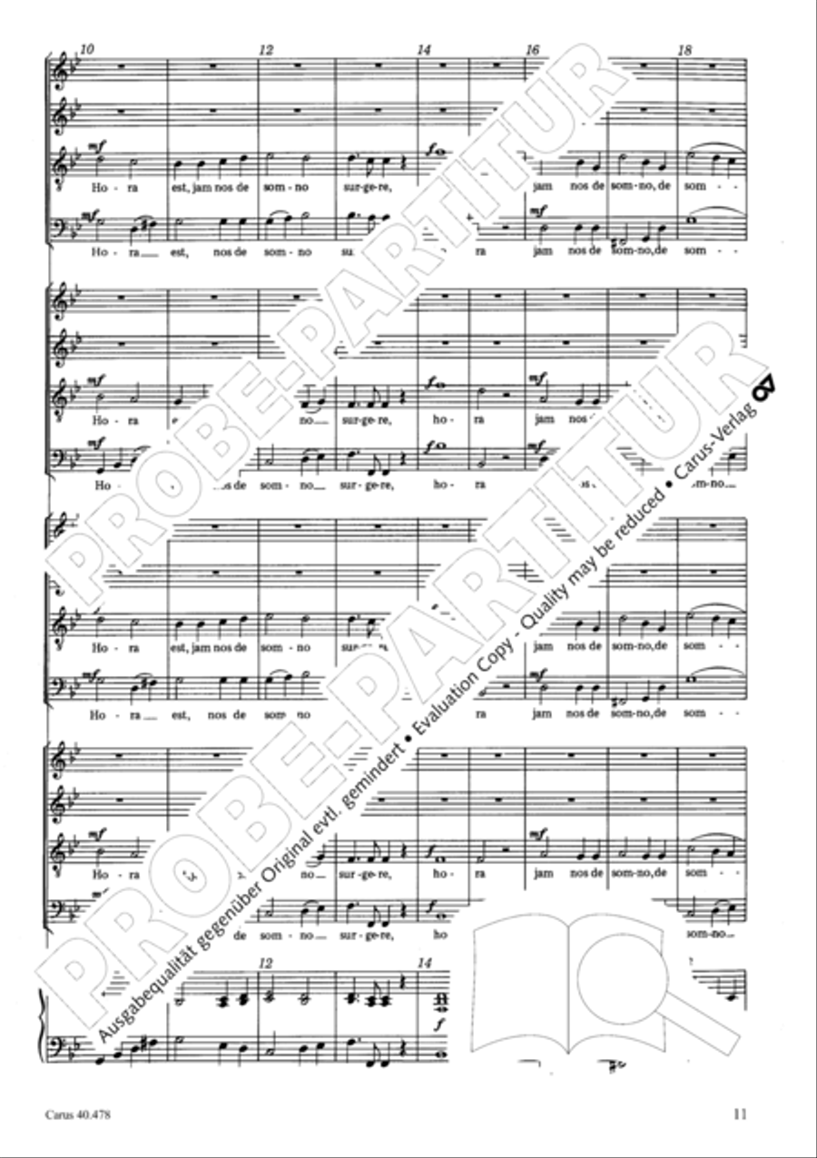 Hora est 4-Part scores gallery preview page 12