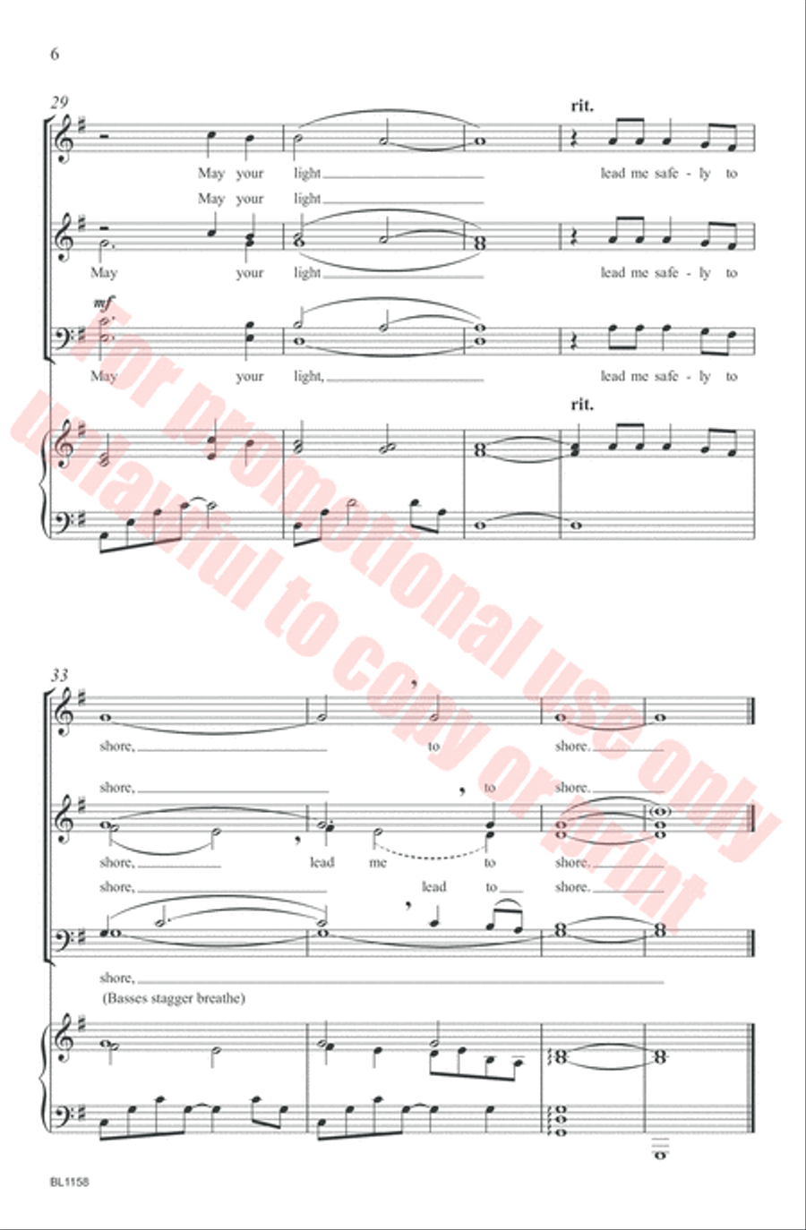 Safe Harbor SSATB scores gallery preview page 6