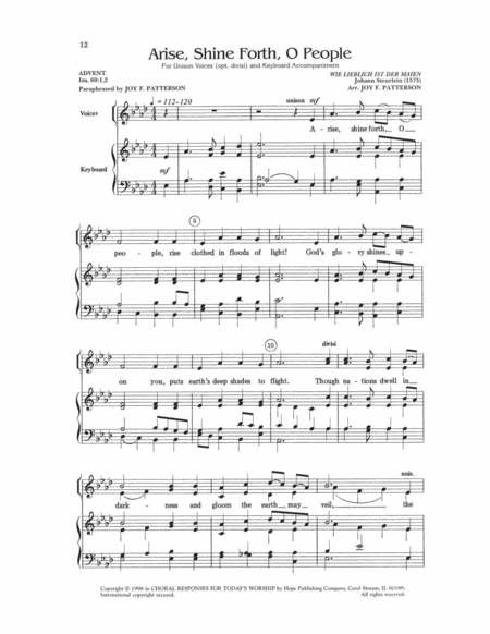 Choral Responses for Today's Worship-Digital Download image number null