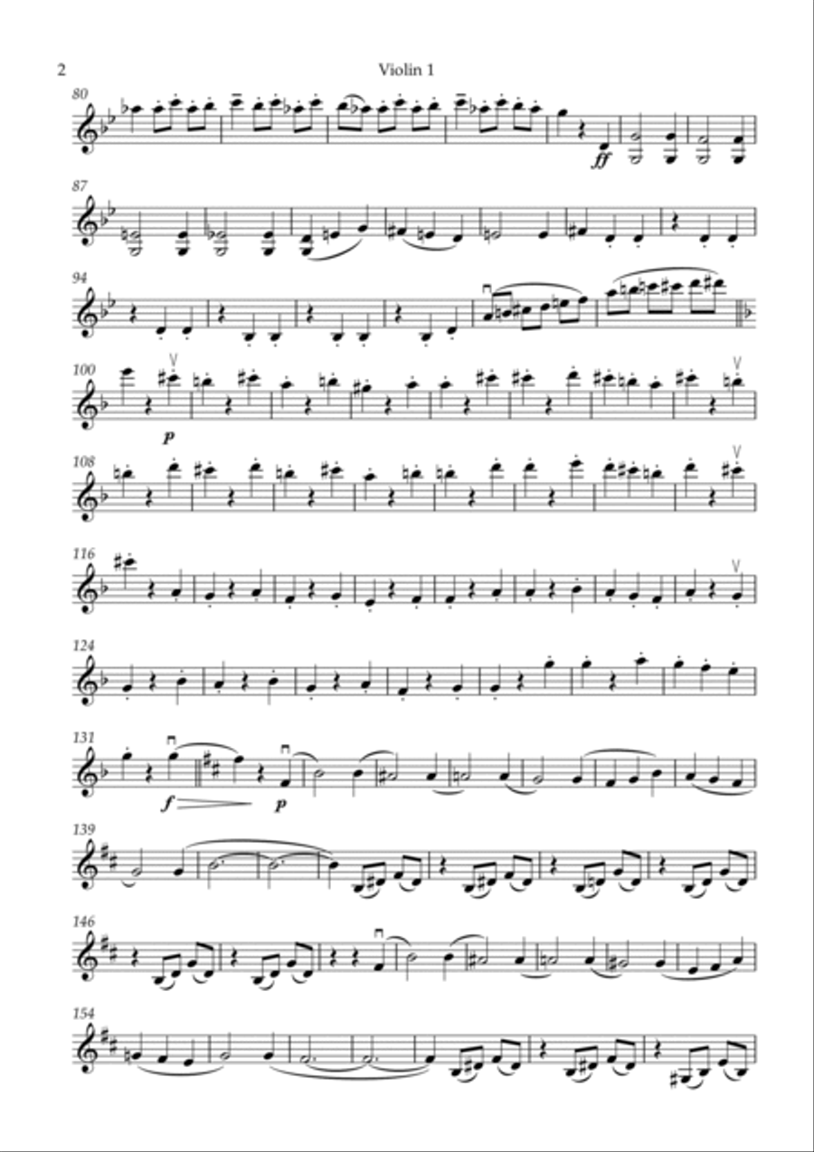Dance Macabre - String Quartet String Quartet scores gallery preview page 2