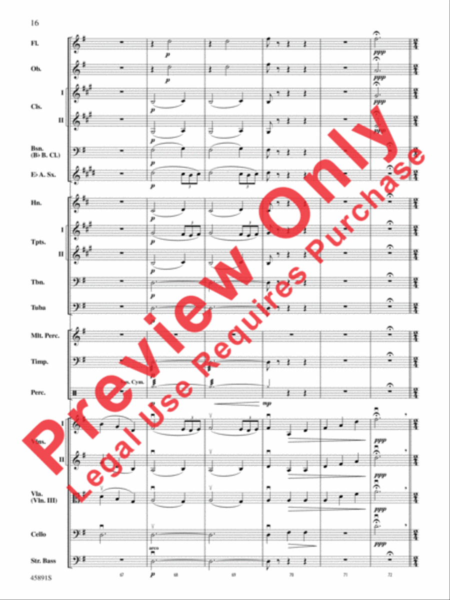 Dance of the Hours Full Orchestra scores gallery preview page 16
