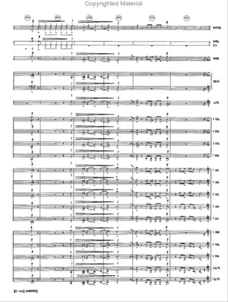 The Crescent City Stomp Jazz Ensemble scores gallery preview page 19