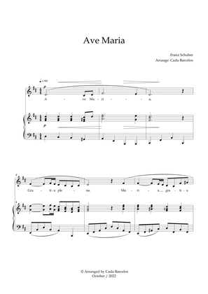 Book cover for Ave Maria - Schubert D Major