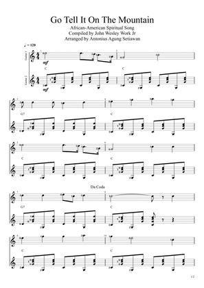 Go Tell It On The Mountain (in C Major Scale)
