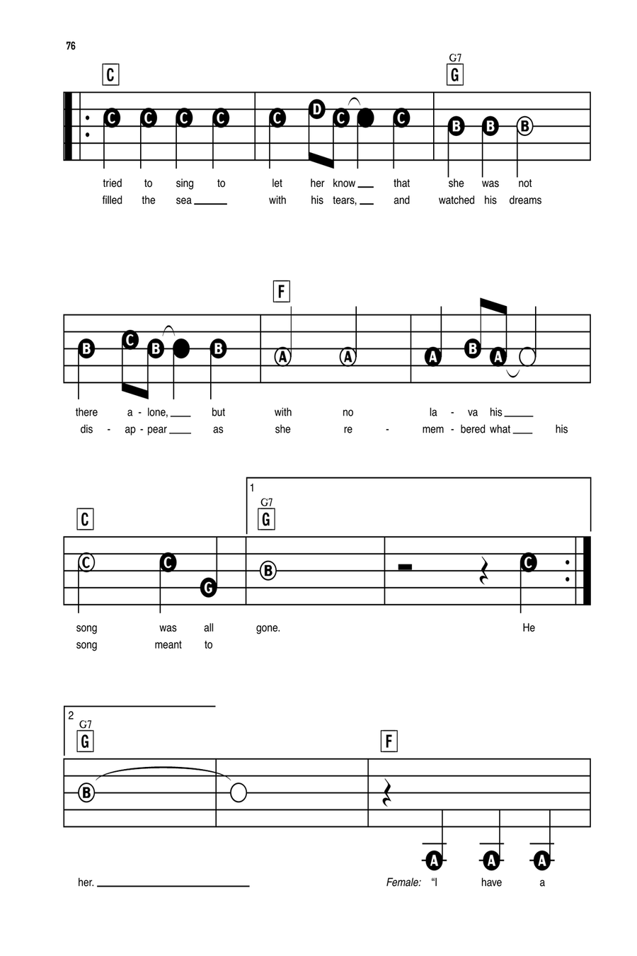 Lava (from Lava) Electronic Keyboard scores gallery preview page 5