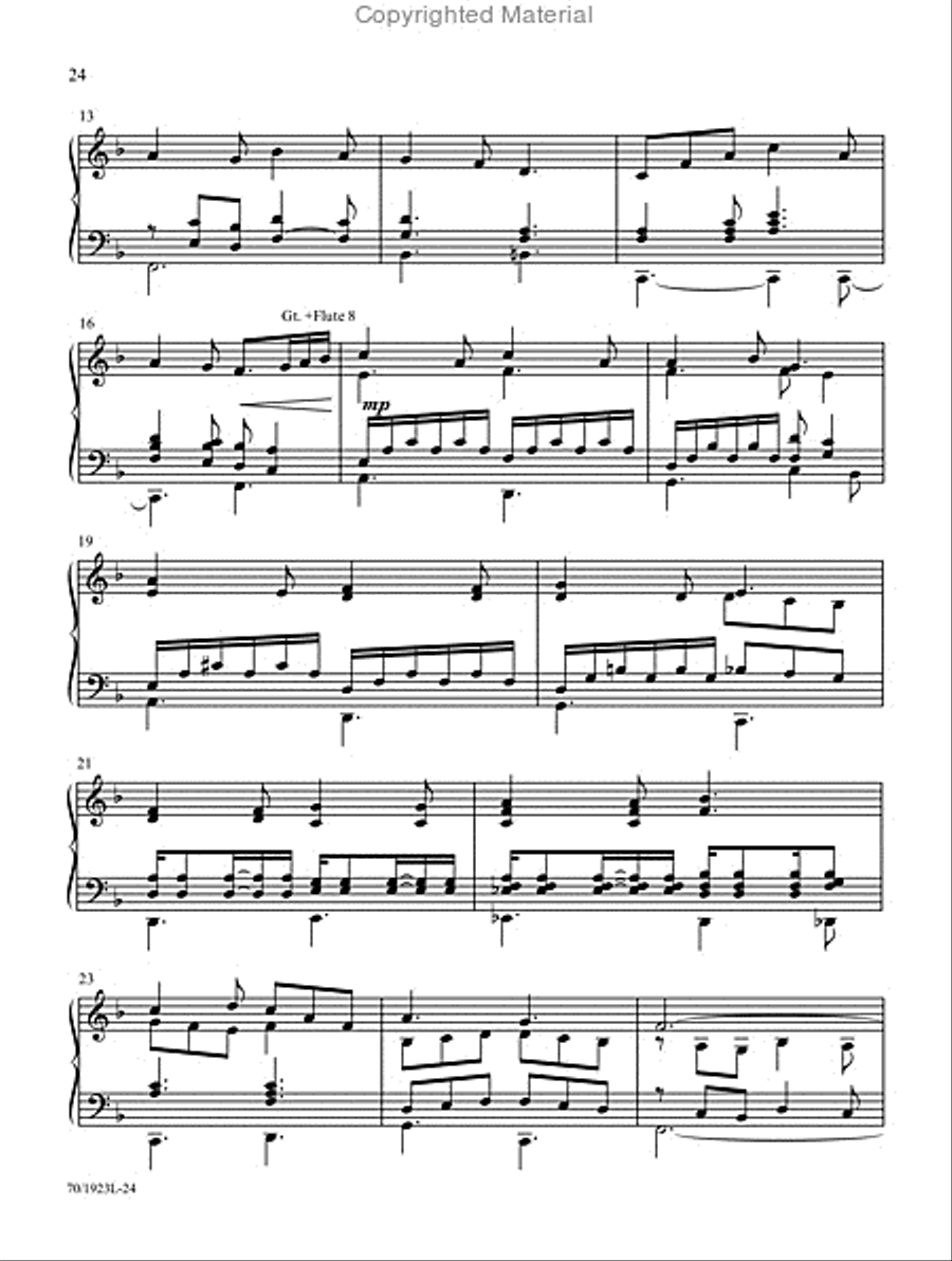 God Gave a Song God Gave a Song Organ Solo scores gallery preview page 13