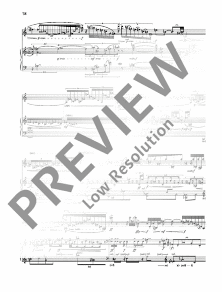 Un bouquet de pensées English Horn scores gallery preview page 19