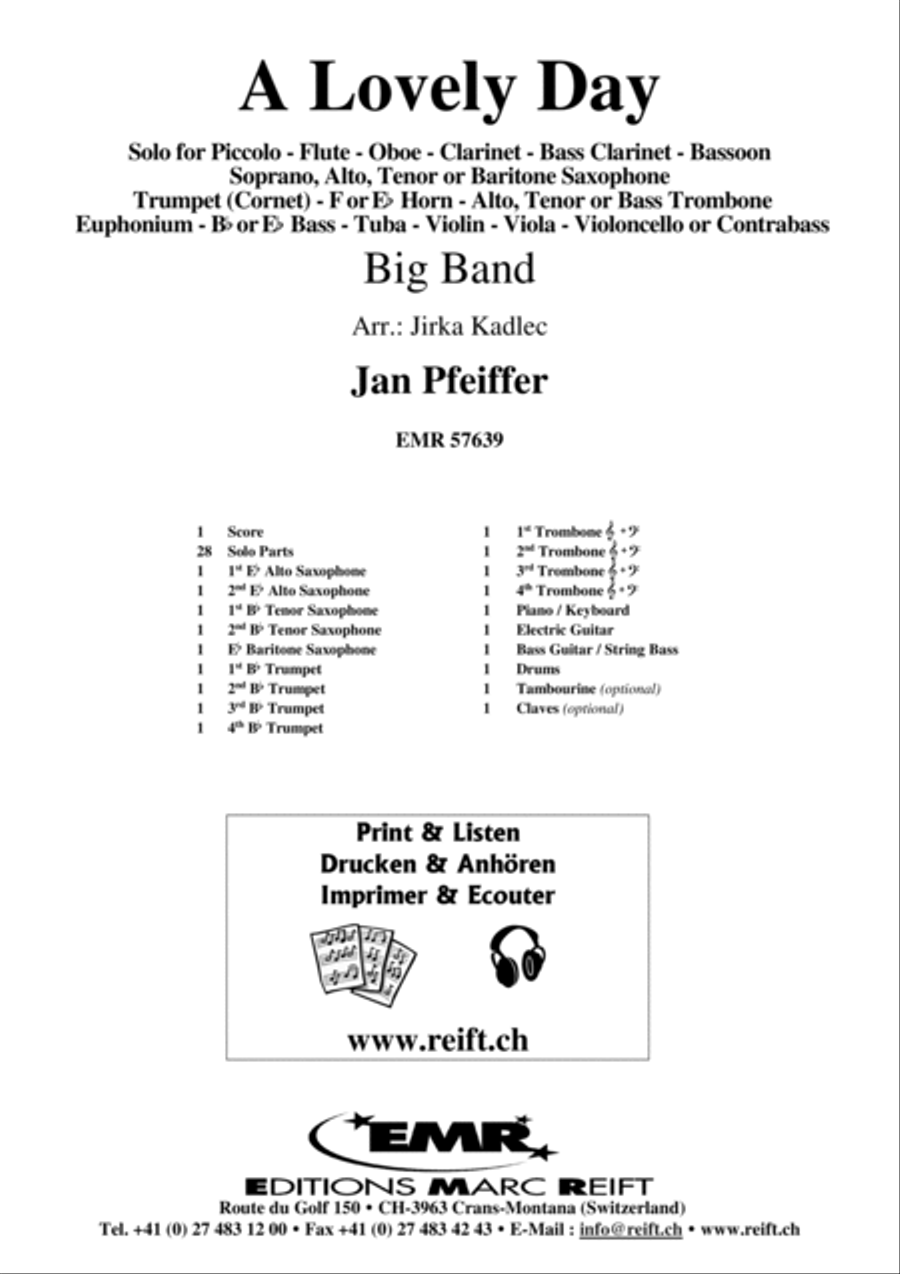 A Lovely Day A Lovely Day Big Band scores gallery preview page 2