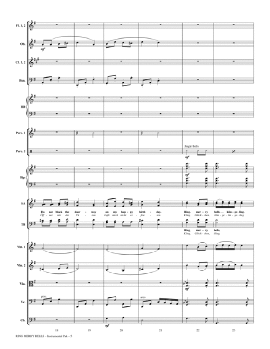 Ring Merry Bells - Full Score Choir scores gallery preview page 4