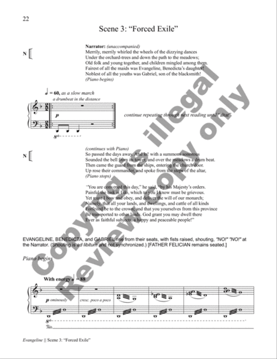 Evangeline Choir scores gallery preview page 14