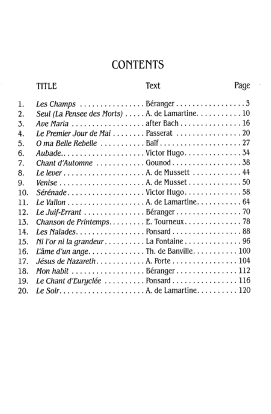 Songs, Volume 1 High Voice scores gallery preview page 3