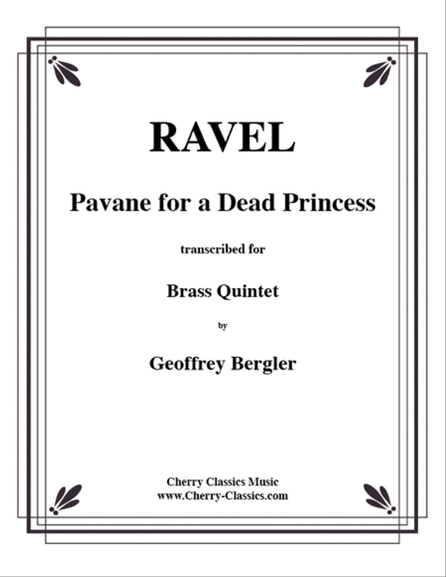 Pavane for a Dead Princess Brass Quintet scores gallery preview page 1