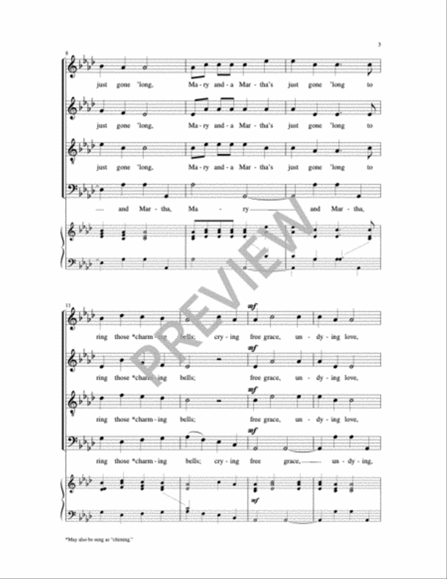 Mary And-A Martha SSAATTBB scores gallery preview page 5