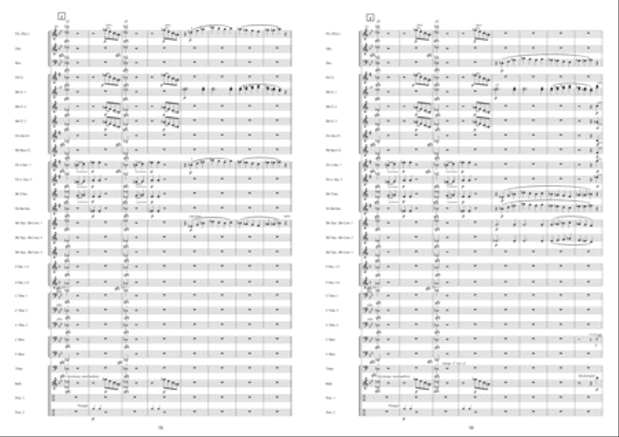Marche Militaire Française Brass Band scores gallery preview page 9