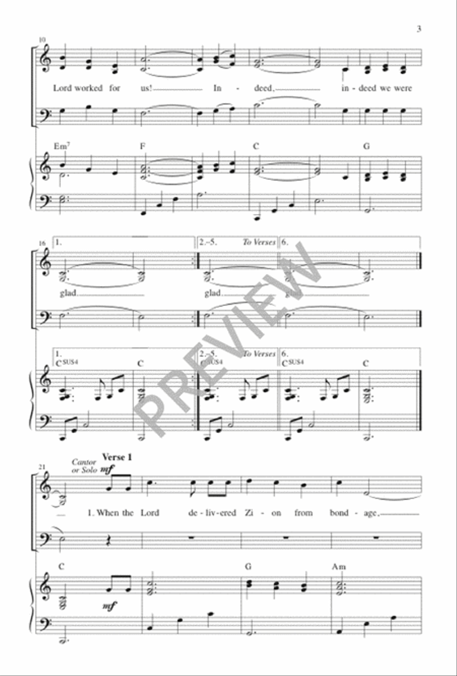 What Marvels the Lord Worked for Us 3-Part scores gallery preview page 4