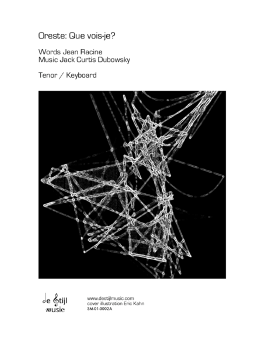Oreste: Que Vois-Je (Tenor / Keyboard) Tenor Voice scores gallery preview page 1