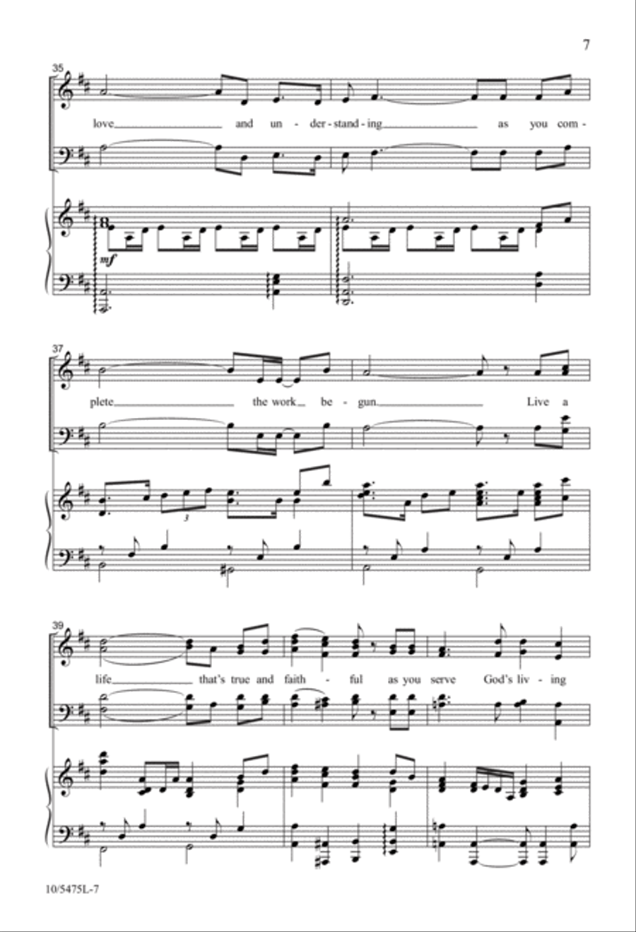 He Who Began a Good Work in You 4-Part scores gallery preview page 7