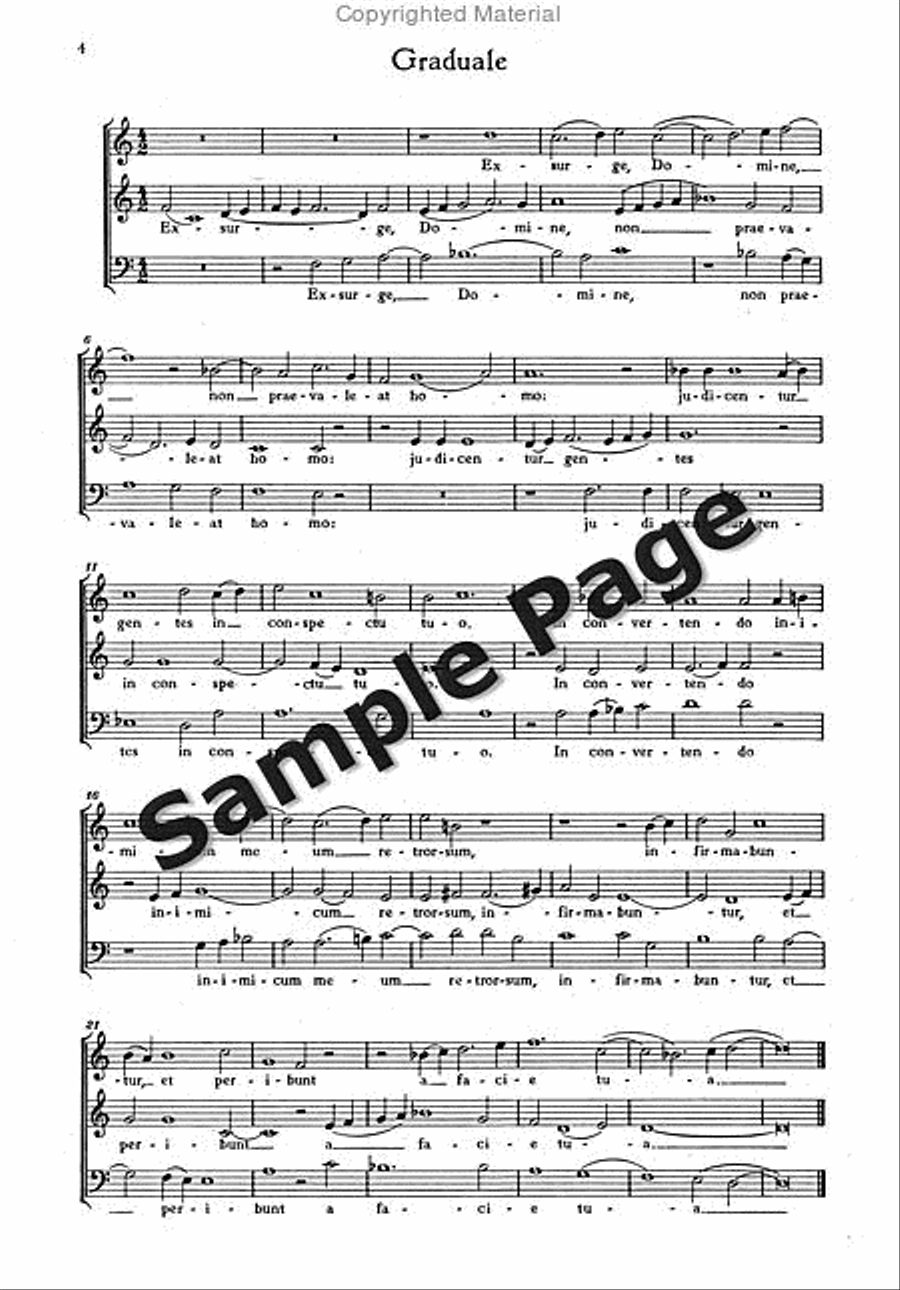 Proprium Missae 4-Part scores gallery preview page 4