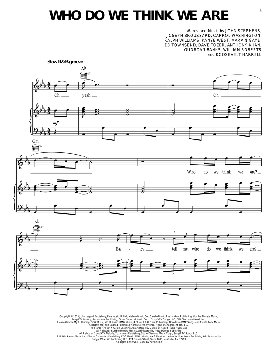 Who Do We Think We Are Acoustic Guitar scores gallery preview page 1