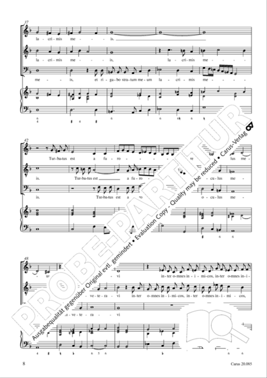 Domine, ne in furore tuo arguas me Score scores gallery preview page 9
