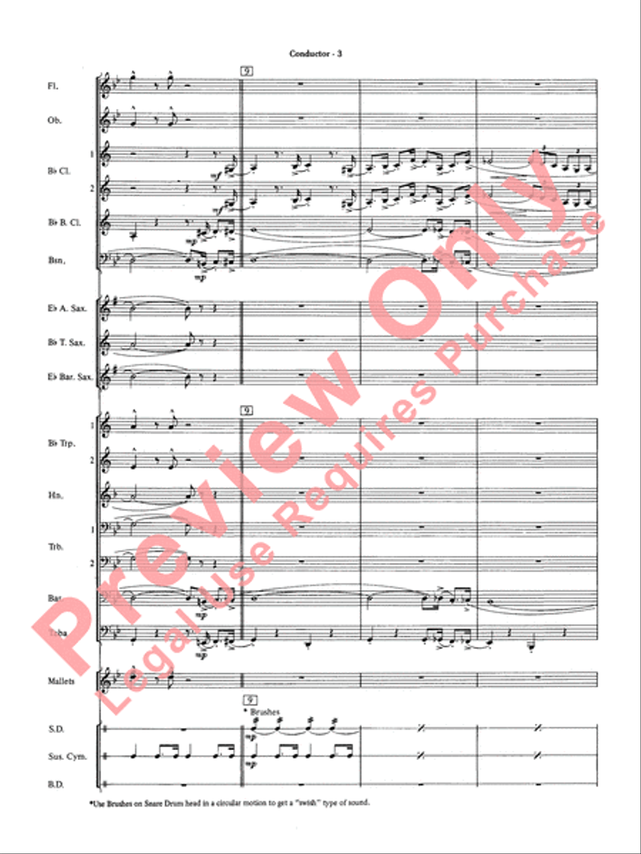The Pink Panther Concert Band scores gallery preview page 5