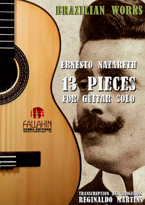 Book cover for 13 PIECES - ERNESTO NAZARETH - FOR GUITAR SOLO