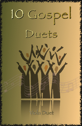 Book cover for 10 Gospel Duets for Viola