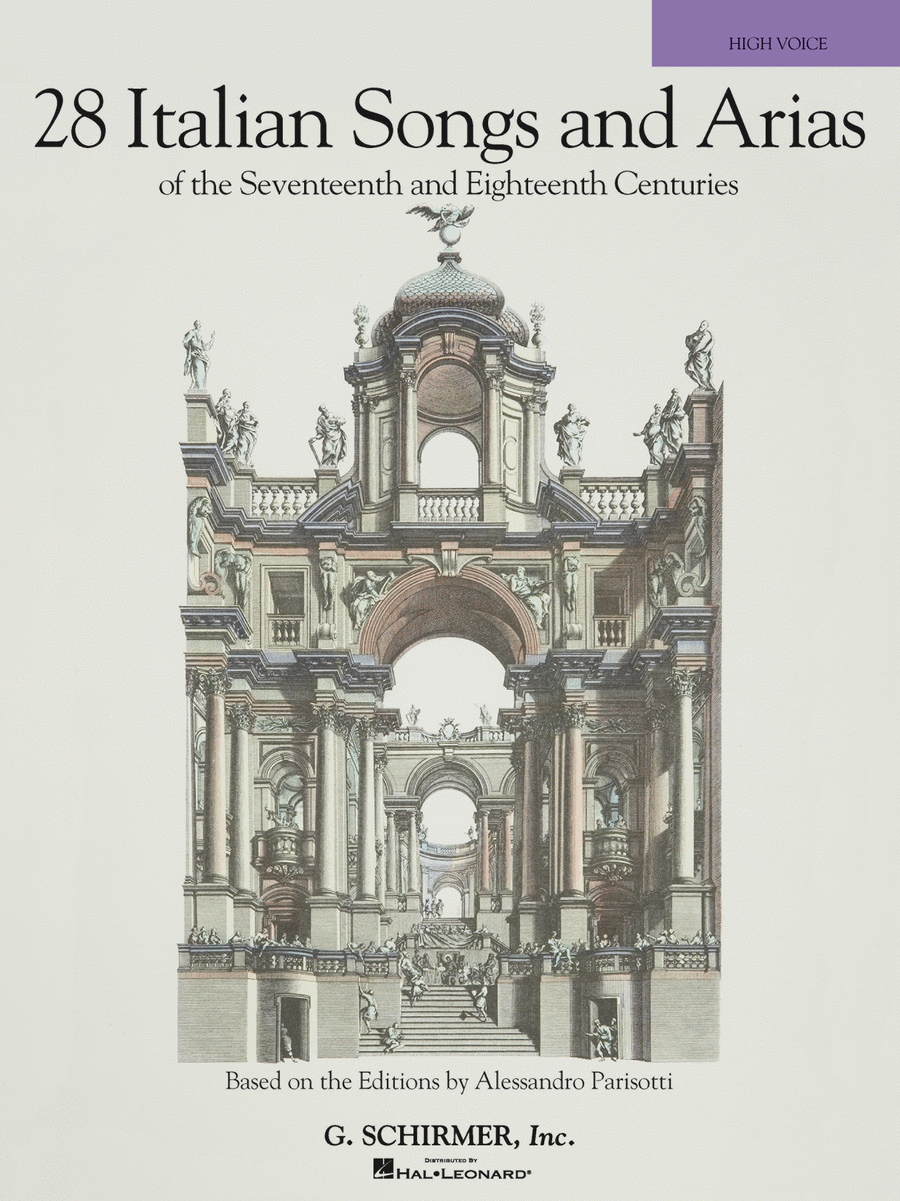 28 Italian Songs & Arias of the 17th & 18th Centuries High Voice scores gallery preview page 1