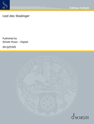 Book cover for Lied des Stadinger