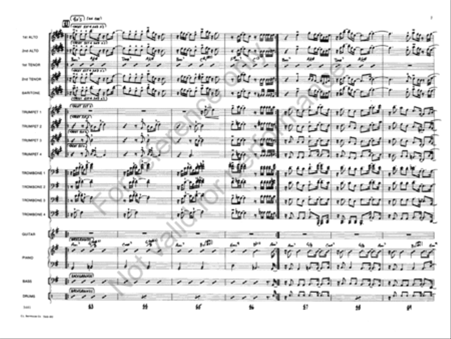 A Long Time Ago A Long Time Ago Jazz Ensemble scores gallery preview page 8