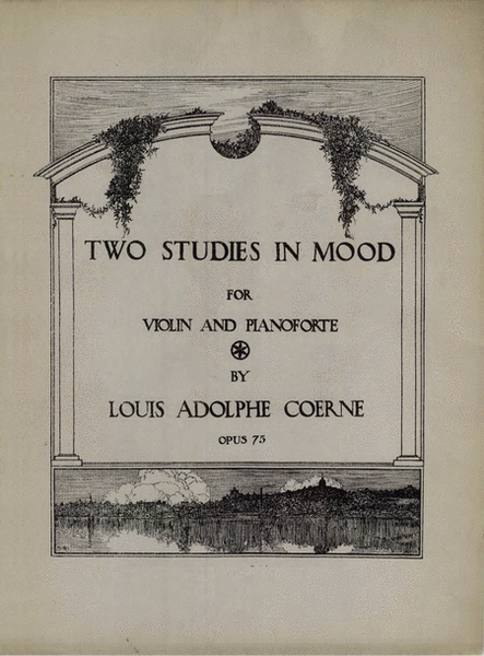 Two studies in mood : for violin and pianoforte, op. 75