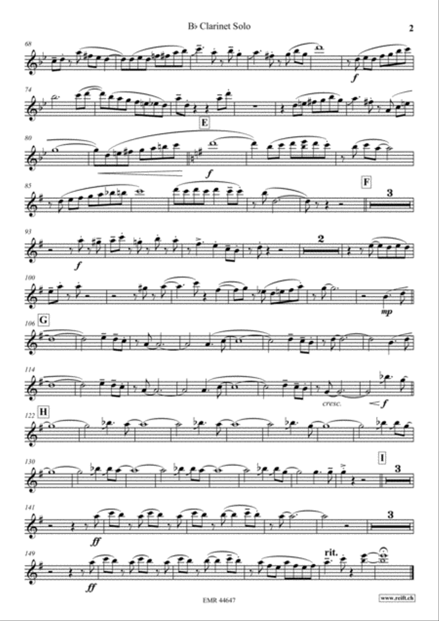 Carioca Clarinet Solo scores gallery preview page 3