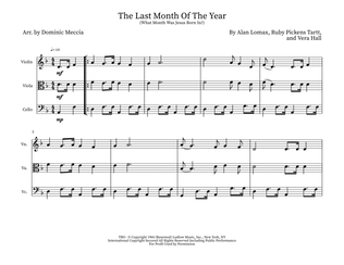 The Last Month Of The Year (what Month Was Jesus Born In?)