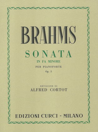 Book cover for Sonata op. 5 in Fa minore