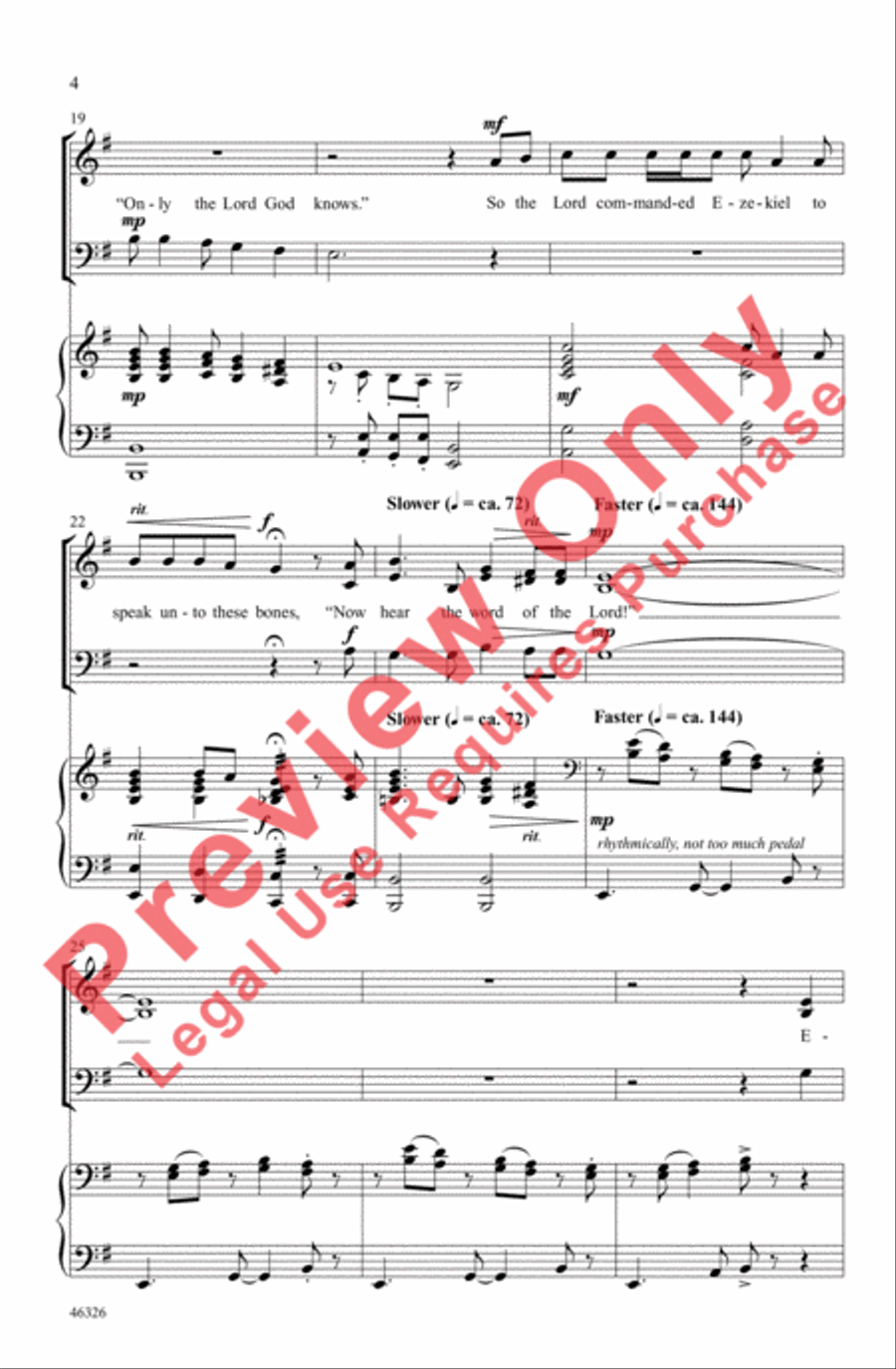 Dry Bones 3-Part scores gallery preview page 4