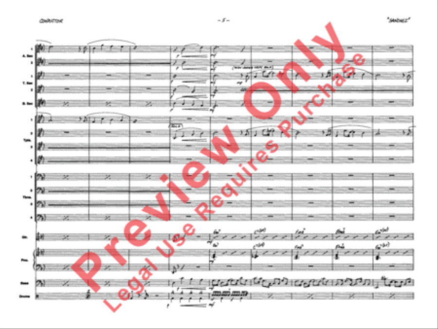 Children of Sanchez Children of Sanchez Jazz Ensemble scores gallery preview page 8