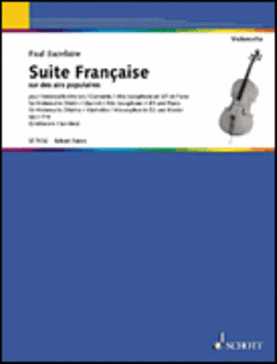Suite Francaise Op. 114 Piano Accompaniment scores gallery preview page 1