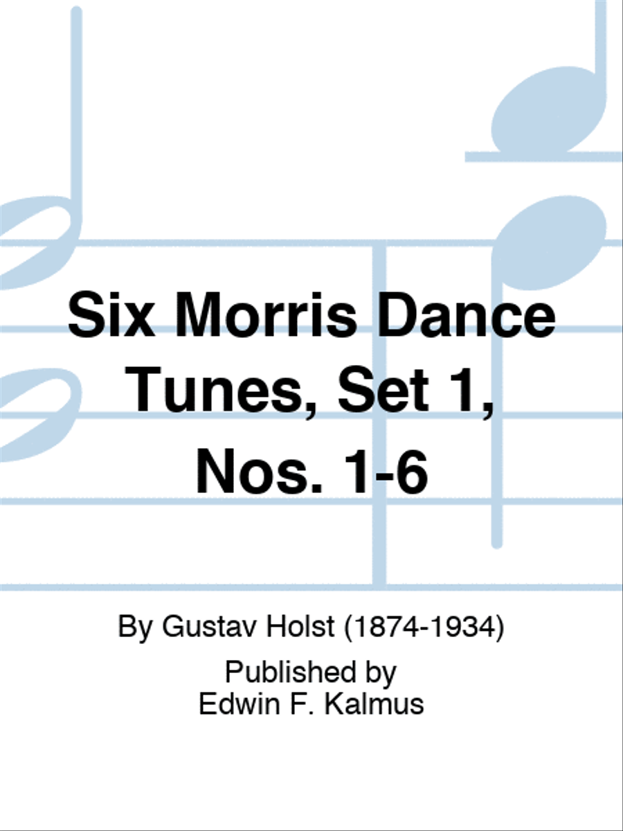 Six Morris Dance Tunes, Set 1, Nos. 1-6 Score scores gallery preview page 1