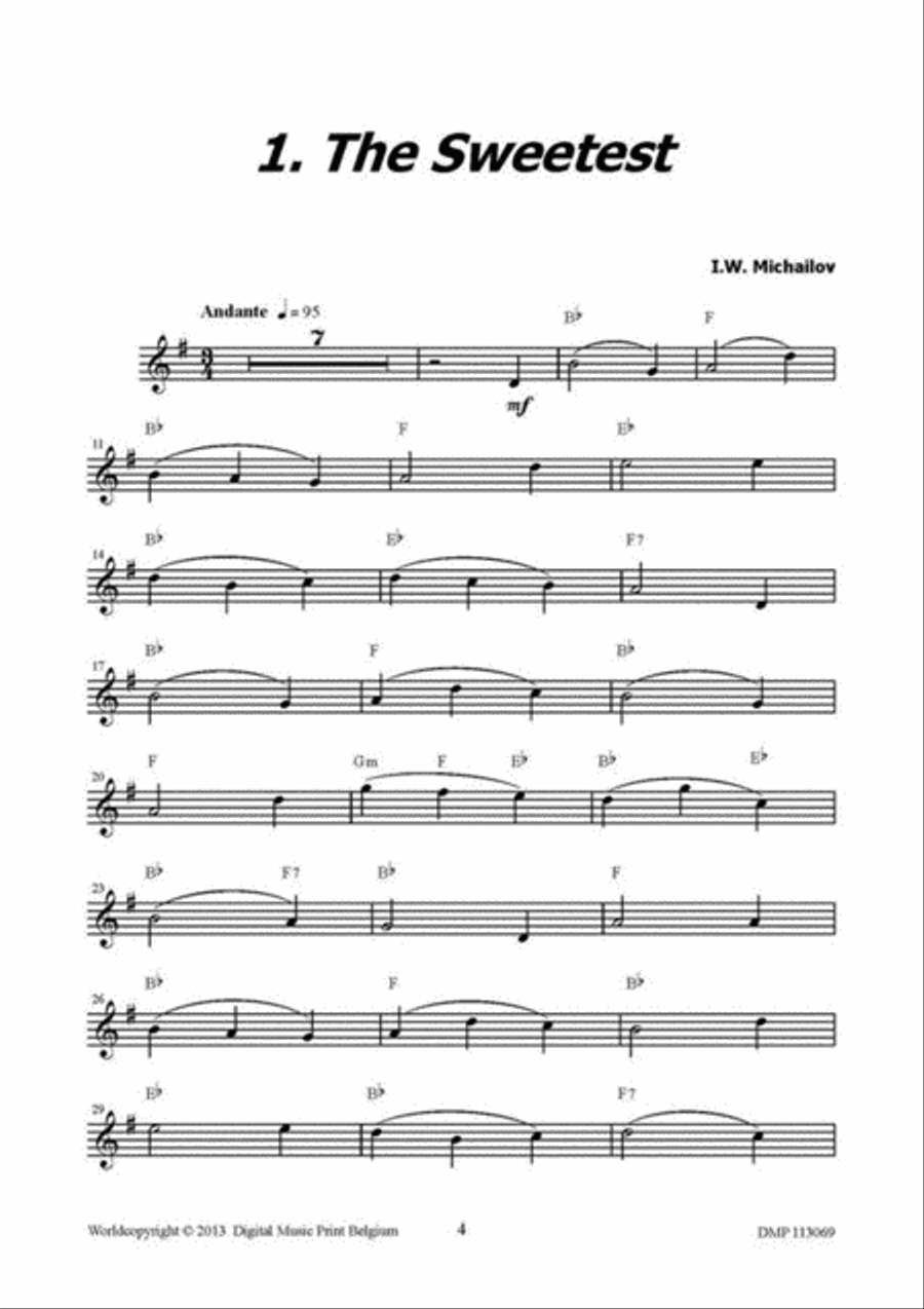 Pop Impressions For Saxophone Eb Alto Saxophone scores gallery preview page 2