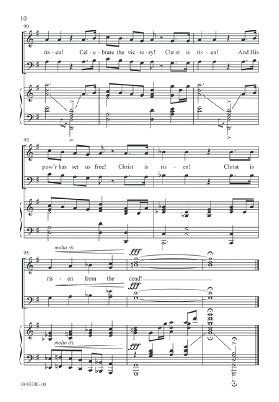 My Redeemer's Love My Redeemer's Love 4-Part scores gallery preview page 10