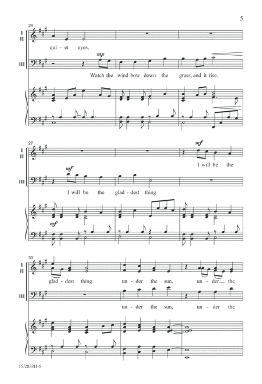 Afternoon on a Hill Afternoon on a Hill 3-Part scores gallery preview page 6