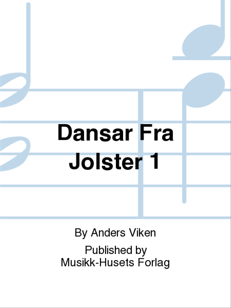 Dansar Fra Jolster 1 Dansar Fra Jolster 1 Violin scores gallery preview page 1