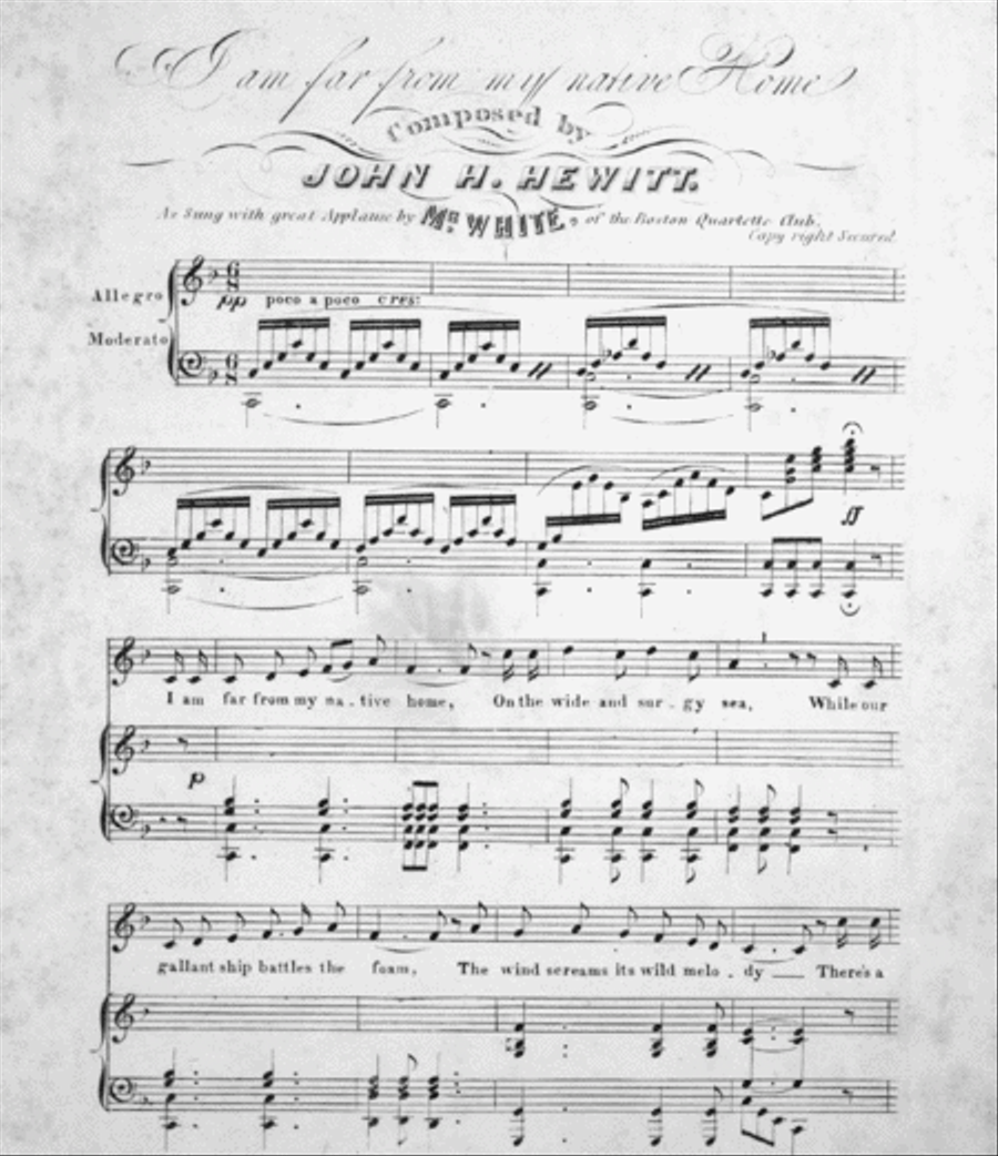 I Am Far From My Native Home Voice scores gallery preview page 2
