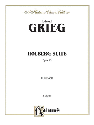Book cover for Holberg Suite, Op. 40