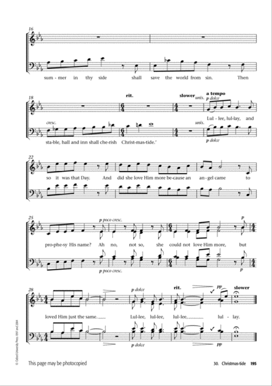 Voiceworks at Christmas Unison Choir scores gallery preview page 41