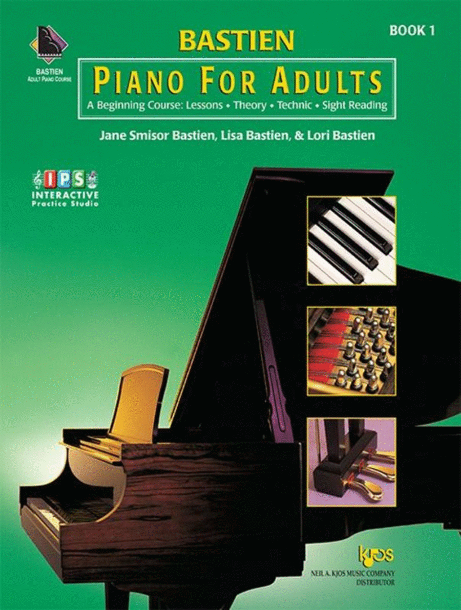 Bastien Piano For Adults Book 1 Book/Online Audio