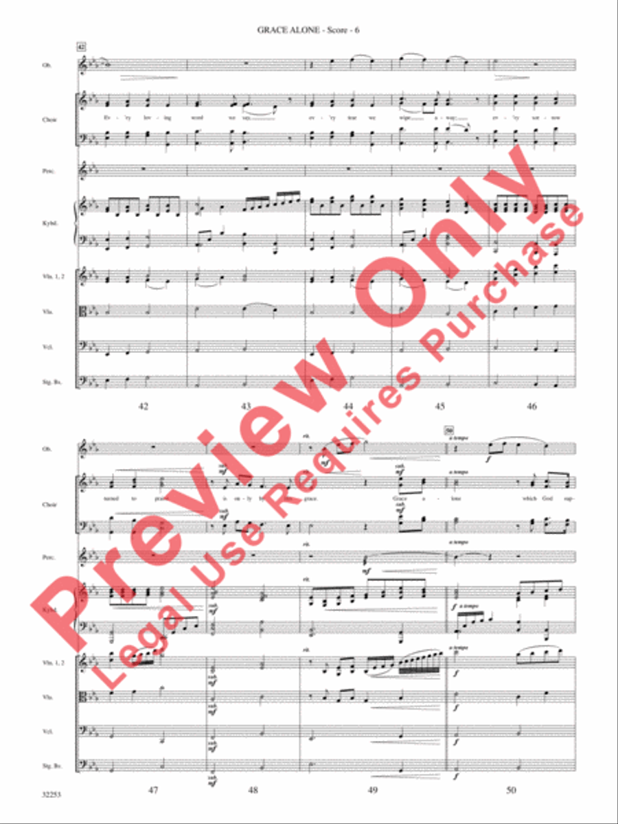 Grace Alone Grace Alone Choir scores gallery preview page 7